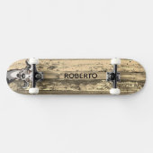 Weathered Wood Skate Deck (Horizontaal)