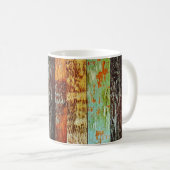 Weathered Wood Style Mug Koffiemok (Voorkant rechts)