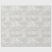 Weathered Wood Texture White Cadeaupapier (Vlak)