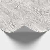 Weathered Wood Texture White Cadeaupapier (Hoek)