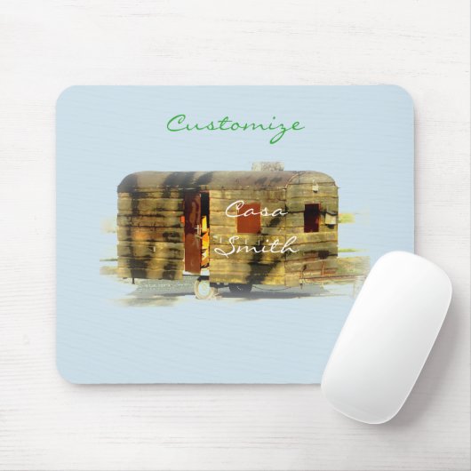 Weathered wood Traject trailer Thunder_Cove Muismat (Met muis)