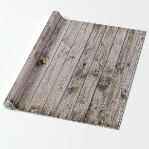 weathered wood wrapping paper cadeaupapier