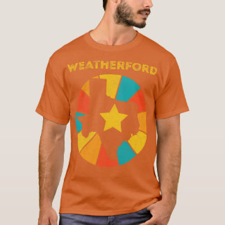 Weatherford Texas Vintage Verdrietig Souvenir 1 T-shirt