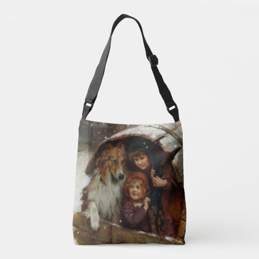 Weathergebonden door Arthur John Elsley Crossbody Tas (Achterkant)