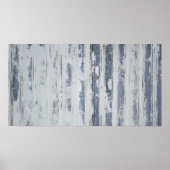 Weathergeverfd gegolfd ijzerPoster Poster (Voorkant)