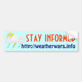 Weatherketting bumper sticker (Voorkant)