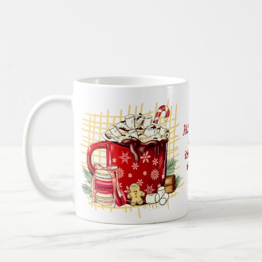 Weatherkoffie met warme chocolade Mok (Links)