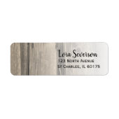 Weatherland Barn Wood Return Address Etiket (Voorkant)