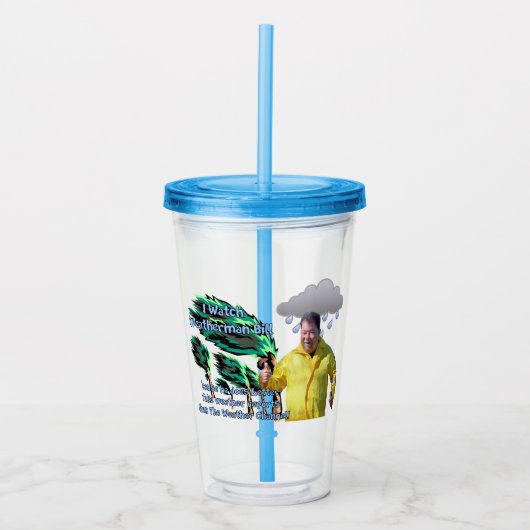 Weatherman Bill Acryl Drinkbeker (Voorkant)