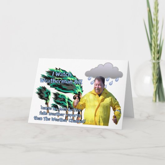 Weatherman Bill Kaart (Voorkant)