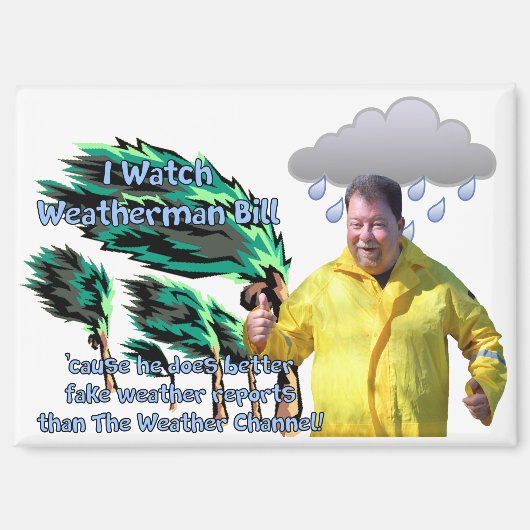 Weatherman Bill Magneet (Voorkant)