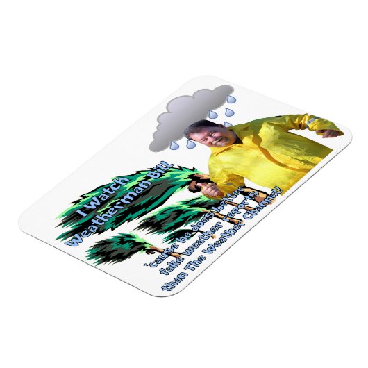 Weatherman Bill Magneet (Linkerzijde)