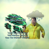 Weatherman Bill Raamsticker (Vel 3)