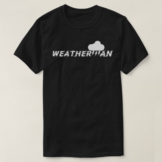 Weatherman Meteoroloog Lazy Halloween Costume Fu T-shirt (Design voorkant)