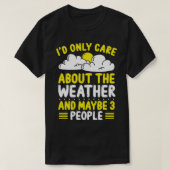 Weathermen Wind Sun Weather Forecast T-shirt (Design voorkant)