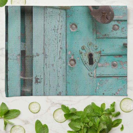 Weathermodale deur theedoek (Gevouwen)