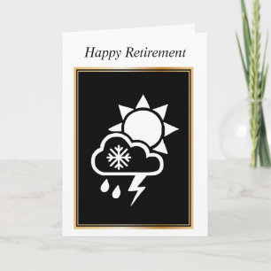 Weatherperson Meteorologist Retirement Kaart