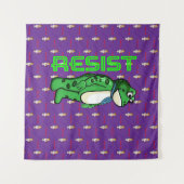 Weatherproof Personalized House Flag Resist frog Wandkleed (Voorkant (horizontaal))