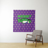 Weatherproof Personalized House Flag Resist frog Wandkleed (In Situ (horizontaal))