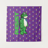 Weatherproof Personalized House Flag Resist frog Wandkleed (Voorkant)