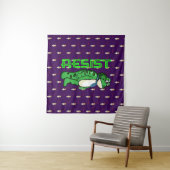Weatherproof Personalized House Flag Resist frog Wandkleed (In Situ (horizontaal))