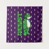 Weatherproof Personalized House Flag Resist frog Wandkleed (Voorkant)