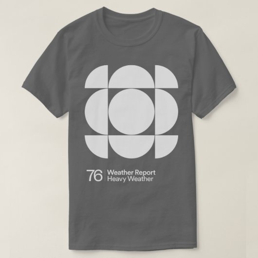 Weatherrapport Zwaar weerwater T-shirt (Design voorkant)