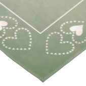 Weathersteen en Keltische Kruis met hart Tafelkleed (Gekanteld)