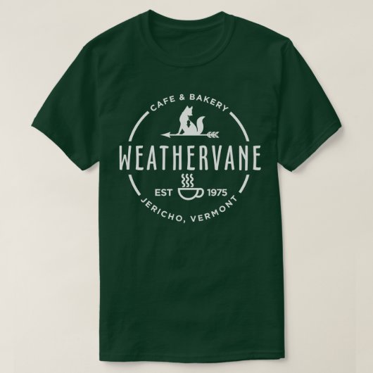 Weathervane Cafe en Bakkerij T-shirt (Design voorkant)