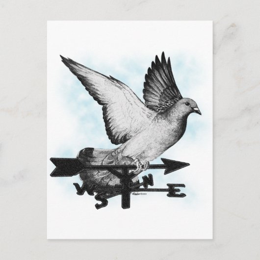 Weathervane Homer2 Briefkaart (Voorkant)