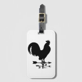 Weathervane Rooster Bagagelabel (Voorkant (verticaal))
