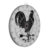 Weathervane Rooster Dartbord (Voorkant Links)