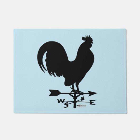 Weathervane Rooster Deurmat (Voorkant)