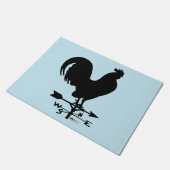 Weathervane Rooster Deurmat (Schuin)