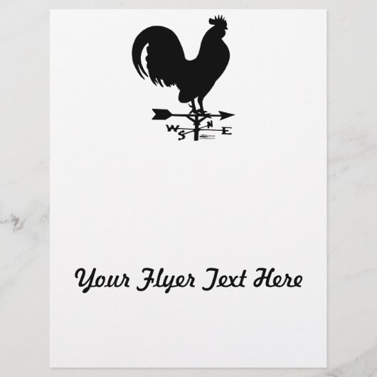 Weathervane Rooster Flyer (Voorkant)