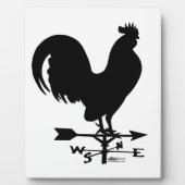Weathervane Rooster Fotoplaat (Voorkant)