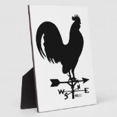 Weathervane Rooster Fotoplaat (Zijkant)