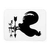 Weathervane Rooster Magneet (Horizontaal)