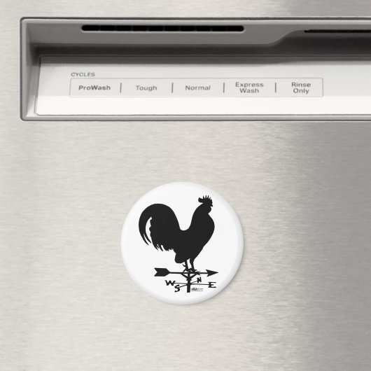 Weathervane Rooster Magneet (Insitu (Vaatwasser))