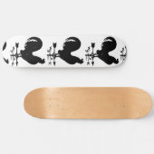 Weathervane Rooster Persoonlijk Skateboard (Horizontaal)