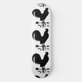 Weathervane Rooster Persoonlijk Skateboard (Voorkant)