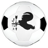 Weathervane Rooster Voetbal (Gedraaid)
