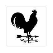 Weathervane Rooster Zelfinktende Stempel (Design)