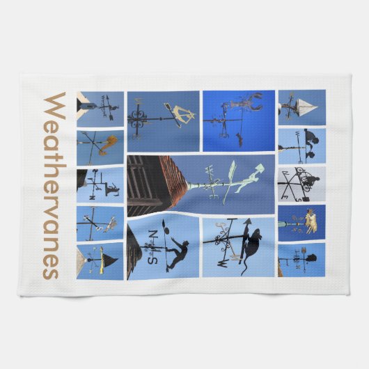 Weathervanes teatowel theedoek (Horizontaal)