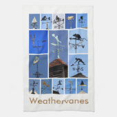 Weathervanes teatowel theedoek (Verticaal)