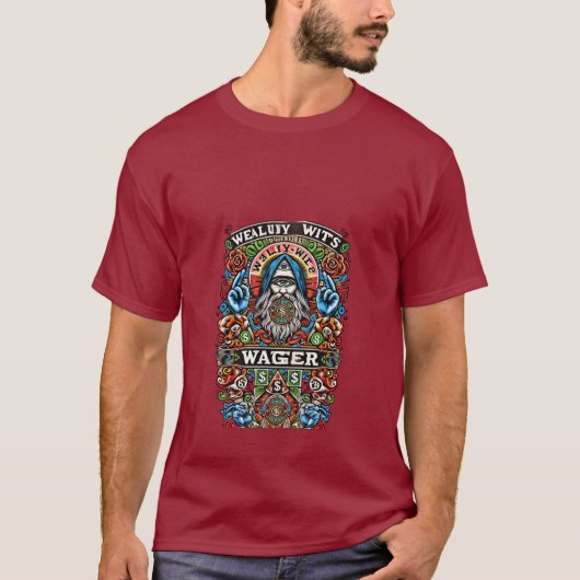 Weathy Wits Wager T-shirt (Voorkant)