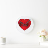 Weau Red Heart Ronde Klok (Huis)