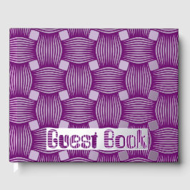 Weave Foil Guest Book Gastenboek