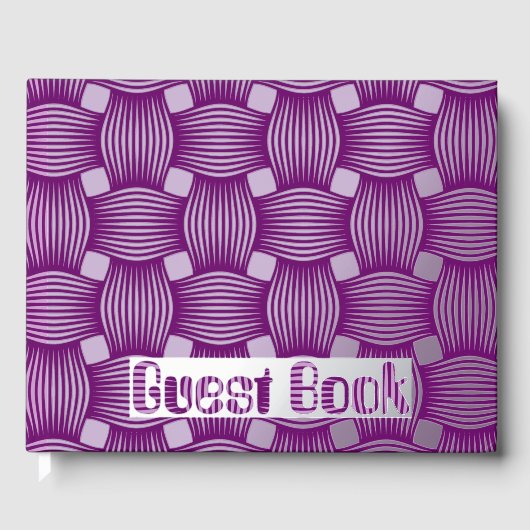 Weave Foil Guest Book Gastenboek (Voorkant)