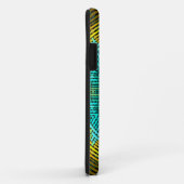 Weave Mandala Blue en Yellow Case-Mate iPhone Case (Achterkant/rechts)